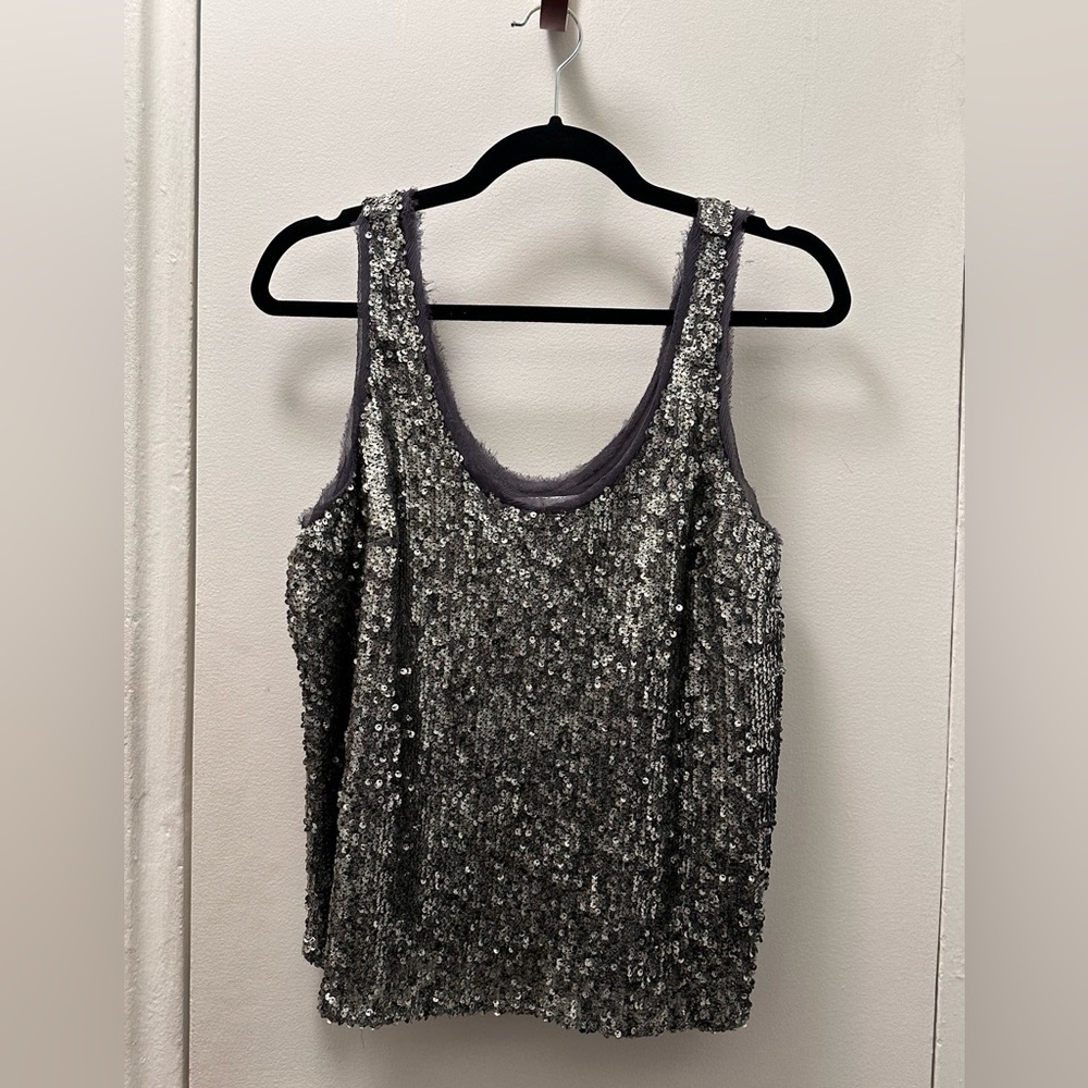 Velvet by Graham and Spencer sequin tank top
